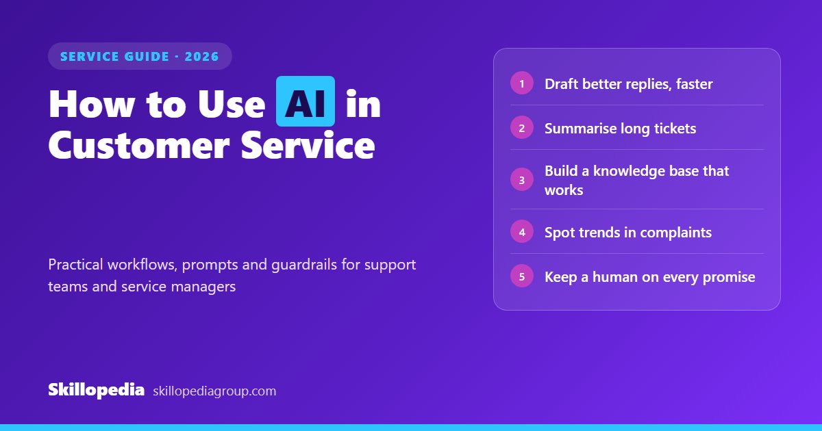 Read more about the article How to Use AI in Customer Service: A Practical Guide for Support Teams