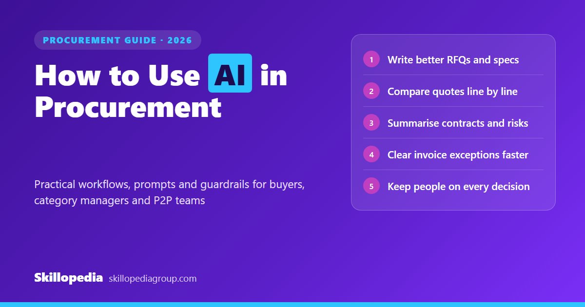 Read more about the article How to Use AI in Procurement: A Practical Guide with Prompts